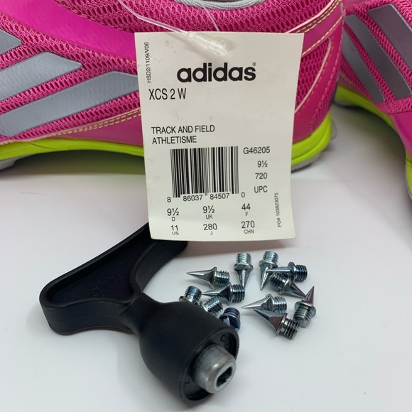 Adidas NWT Women’s XCS 2 Spike Running Track and Field Shoe Sneakers - Picture 5 of 5
